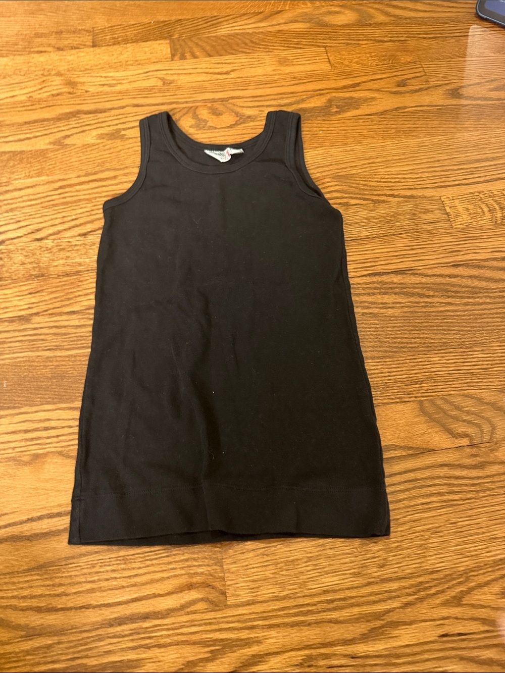 Hard Tail Girls' Black Tank Top - Hardtail Size Large